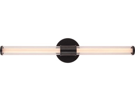 Craftmade Contrast 1-Light Flat Black Vanity Light
