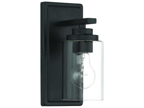Craftmade Clark 1-Light Flat Black Wall Sconce