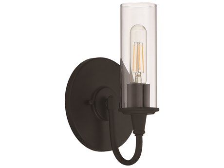 Craftmade Modina 1-Light Espresso Bronze Glass LED Wall Sconce