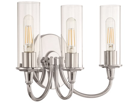 Craftmade Modina 3-Light Chrome Glass LED Vanity Light