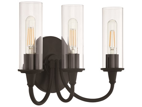 Craftmade Modina 3-Light Espresso Bronze Glass LED Vanity Light