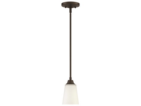 Craftmade Grace 1-Light Espresso Bronze Glass Bell Mini Pendant