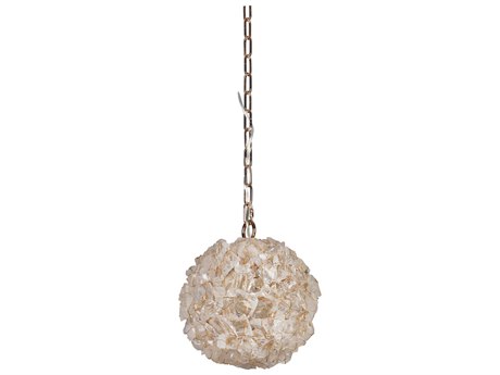 Craftmade Roxx 1-Light Gilded Clear Crystal Mini Pendant