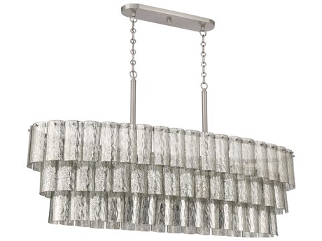 Craftmade Museo 7-Light Brushed Polished Nickel Tiered Island Pendant