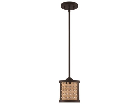 Craftmade Malaya 1-Light Aged Bronze Brushed Cylinder Mini Pendant