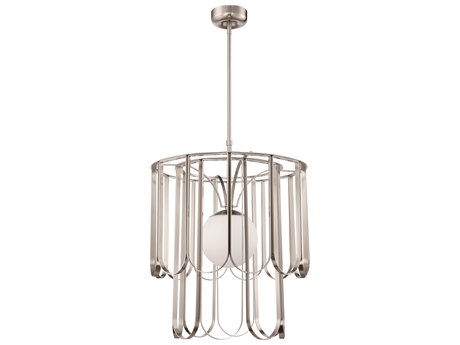 Craftmade Melody 1-Light Brushed Polished Nickel Glass Globe Pendant