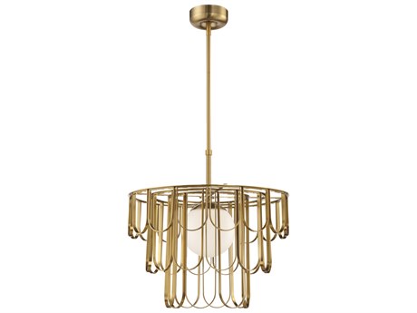 Craftmade Melody 1-Light Satin Brass Glass Globe Pendant