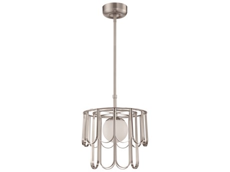 Craftmade Melody 1-Light Brushed Polished Nickel Glass Globe Pendant