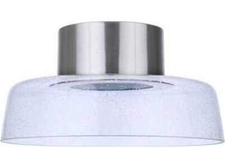 Craftmade Centric Brushed Polished Nickel Glass LED Dome Flush Mount