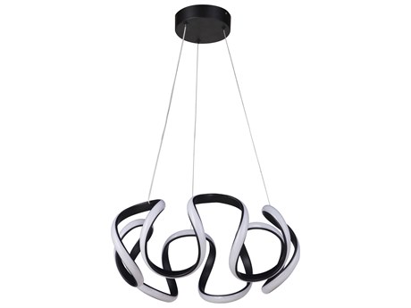 Craftmade Pulse 1-Light Flat Black LED Pendant