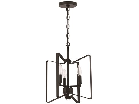 Craftmade Shayna 3-Light Flat Black Chandelier