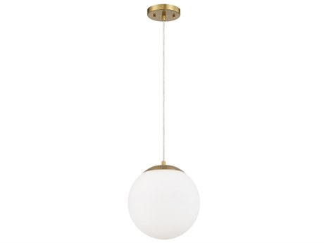 Craftmade Gaze 1-Light Satin Brass Glass Globe Mini Pendant