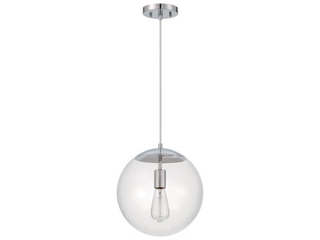 Craftmade Gaze 1-Light Chrome Glass Globe Mini Pendant