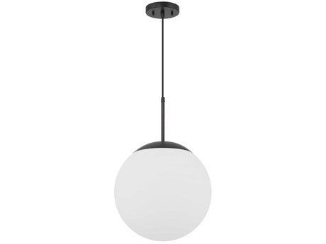 Craftmade Gaze 1-Light Flat Black Globe Pendant