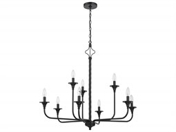 Meyda Kitzi 8-Light Timeless Bronze Candelabra Tiered Meyda Kitzi 8-Light Timeless Bronze Candelabra Tiered