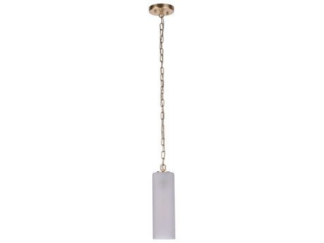 Craftmade Myos 1-Light Sunset Gold Glass Cylinder Mini Pendant
