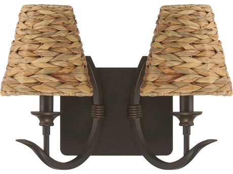 Craftmade Kokomo 2-Light Aged Bronze Brushed Wall Sconce