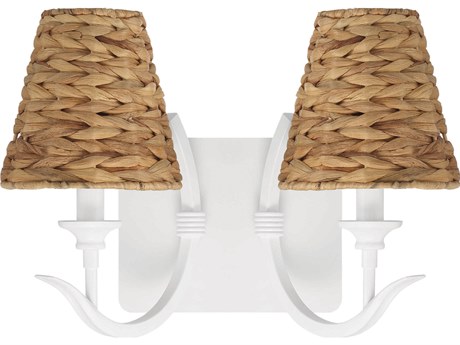 Craftmade Kokomo 2-Light Matte White Wall Sconce