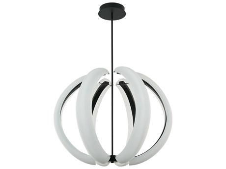 Craftmade Unwind 6-Light Flat Black Globe Pendant