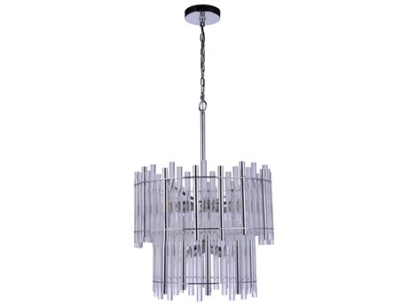 Craftmade Reveal 9-Light Chrome Drum Chandelier