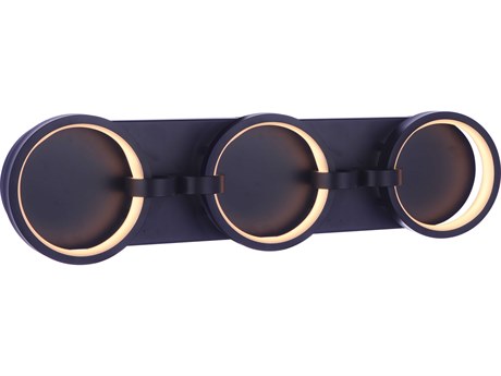 Craftmade Context 3-Light Flat Black Vanity Light