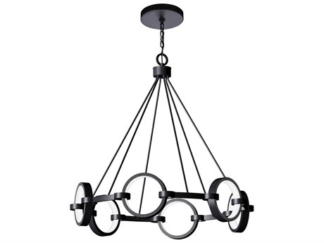 Craftmade Context 6-Light Flat Black Round Chandelier