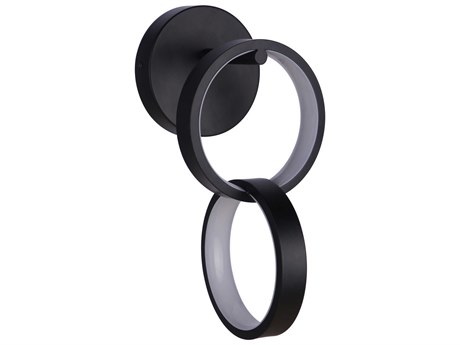 Craftmade Context 2-Light Flat Black Wall Sconce