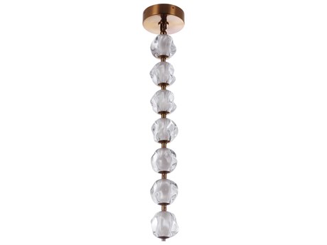 Craftmade Jackie 1-Light Satin Brass Globe Mini Pendant
