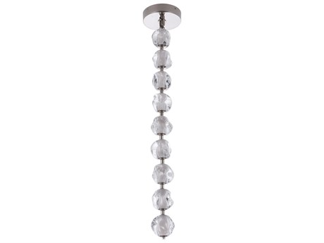 Craftmade Jackie 1-Light Polished Nickel Brass Globe Mini Pendant