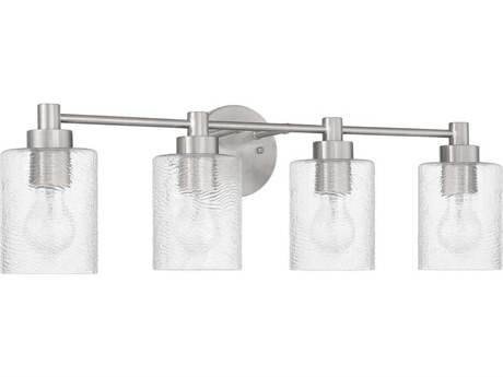 Craftmade Lyndsey 4-Light Brushed Polished Nickel Vanity Light