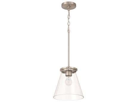 Craftmade Connell 1-Light Nickel Mini Pendant