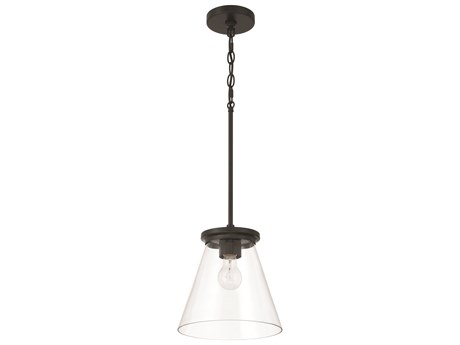 Craftmade Connell 1-Light Flat Black Mini Pendant