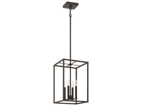 Craftmade Signature Foyer 4-Light Flat Black Mini Pendant