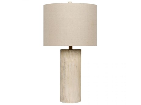 Craftmade Cottage White Linen Off Buffet Lamp