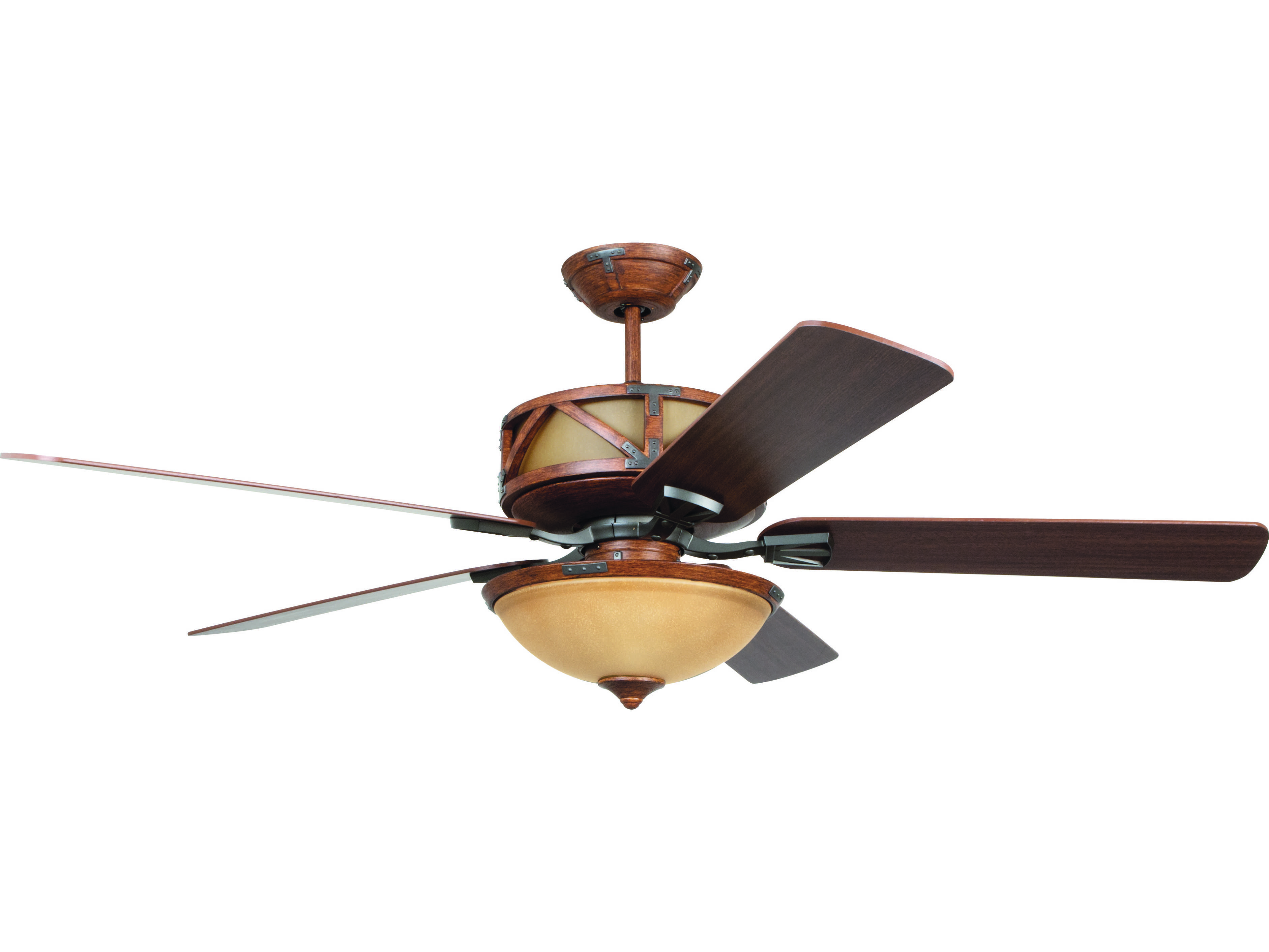 Craftmade Ellington Deer Lodge Dark Mahogany Iron 60 Blade Hover To Zoom