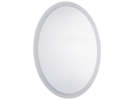 Craftmade White Oval LED Wall Mirror