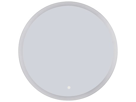 Craftmade White Round Wall Mirror