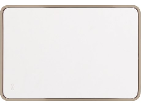 Craftmade Monica Satin Brass Rectangular Wall Mirror