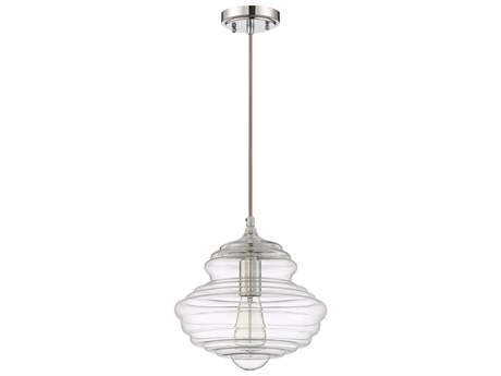 Craftmade 1-Light Chrome Glass Mini Pendant