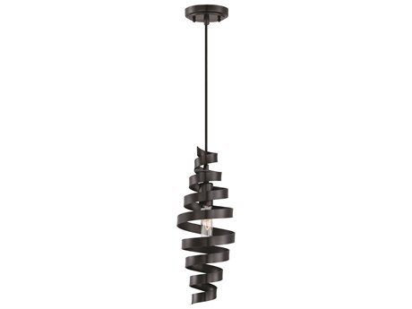 Craftmade 1-Light Matte Black Mini Pendant
