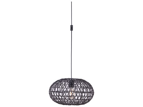 Craftmade Swag 1-Light Flat Black Pendant