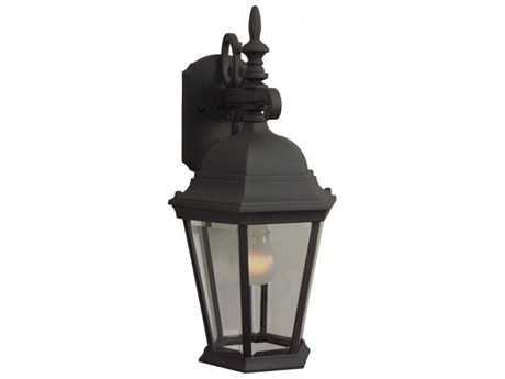 Craftmade Straight Glass 1 - Light Outdoor Wall Light