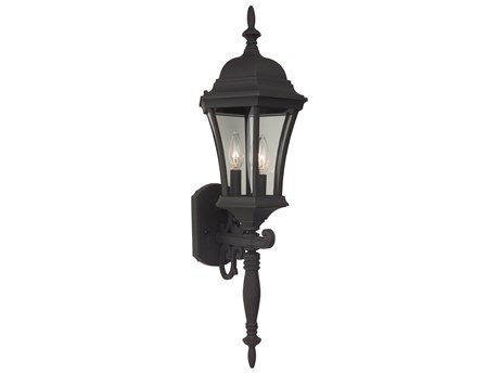 Craftmade Curved Glass 3 - Light Outdoor Wall Light
