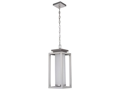 Craftmade Vailridge 1-Light Stainless Steel Glass LED Geometric Mini Pendant
