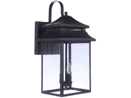 Craftmade Crossbend 3 - Light Outdoor Wall Light