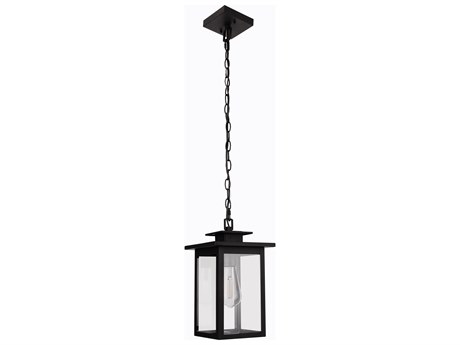 Craftmade Rock Creek 1-Light Textured Black Lantern Mini Pendant