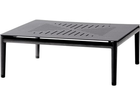 Cane Line Outdoor Conic Aluminum 29'' Square Coffee Table