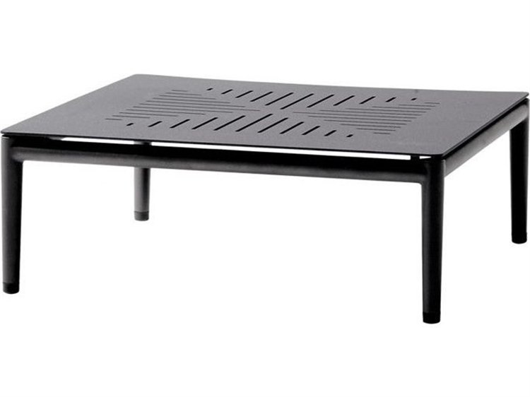 Cane Line Outdoor Conic Aluminum Square Coffee Table