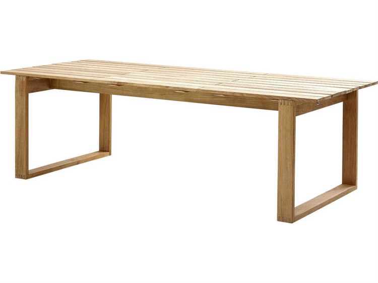 Cane Line Outdoor Endless Teak 94''W x 39''D Rectangular Dining Table