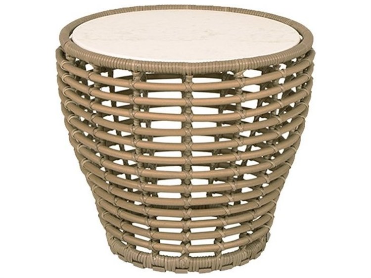 Cane Line Outdoor Basket Wicker Small Coffee Table Base